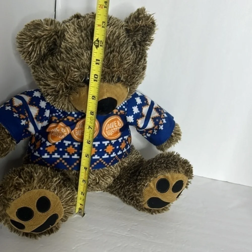 DAVE & BUSTER BEAR WITH JERSEY